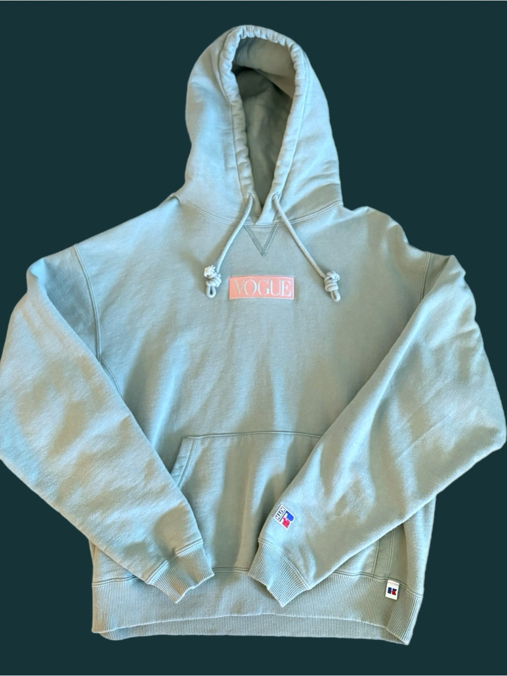 Men’s Kith x Vogue Teal Green Hoodie